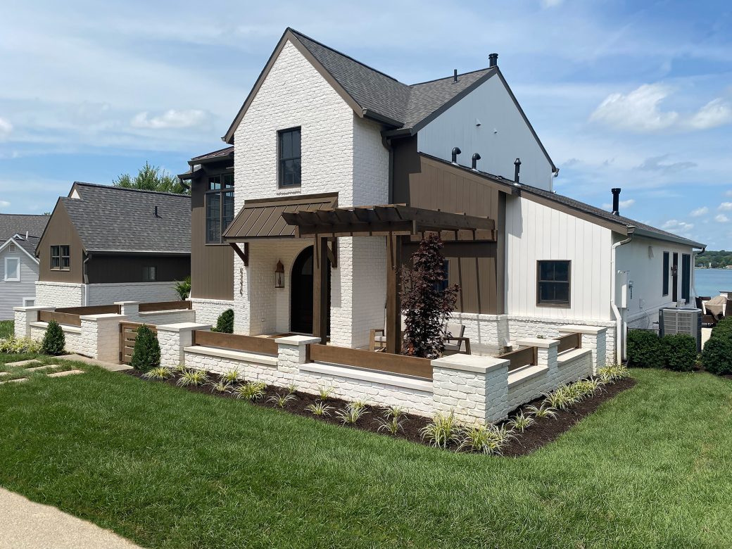 Exterior of a lakehouse