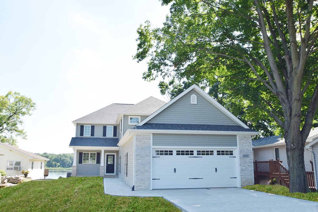 White lake house